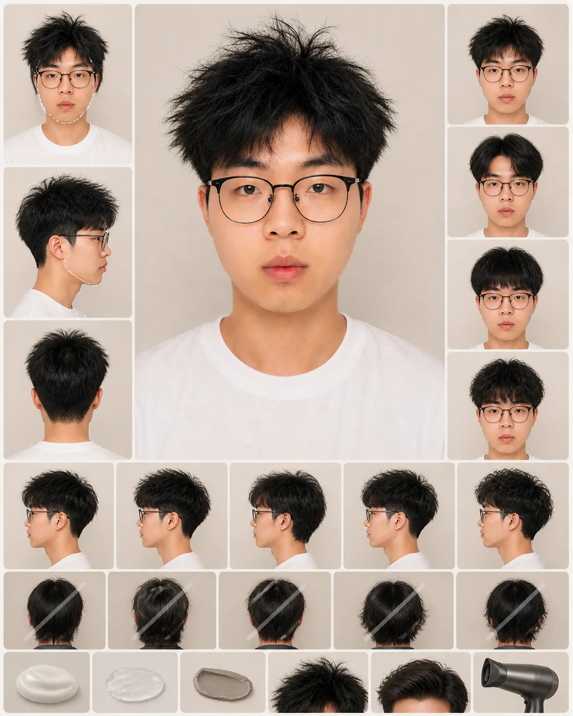 Personal hair analysis board demo portrait