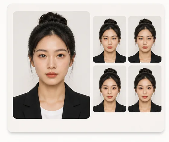 Passport Photo demo portrait