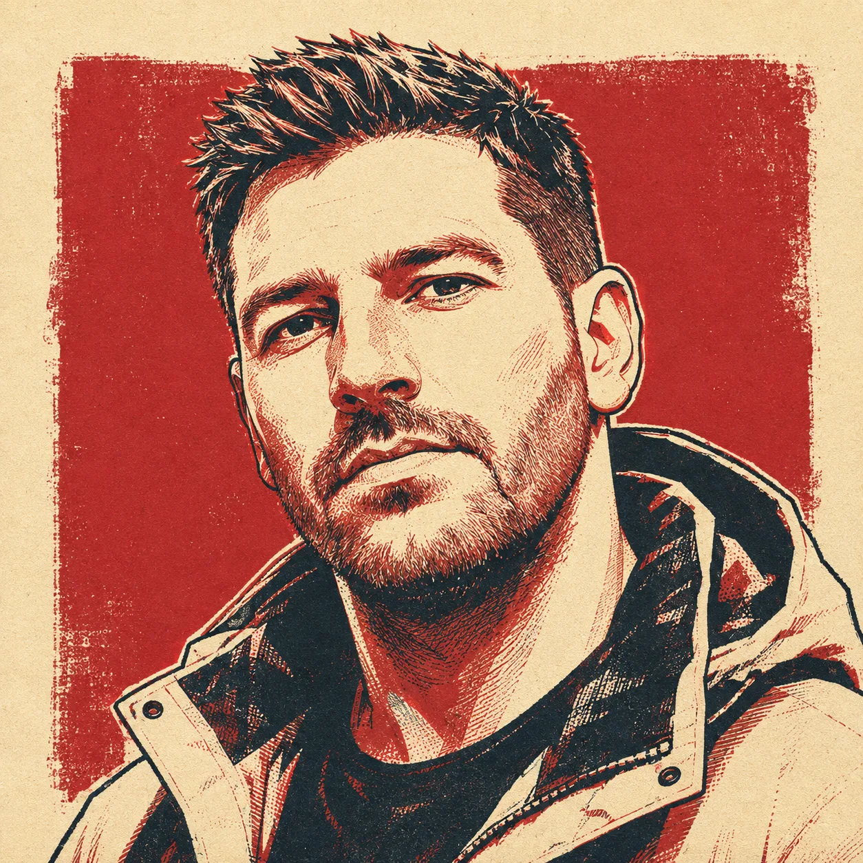 Retro Screen Print Avatar Preview