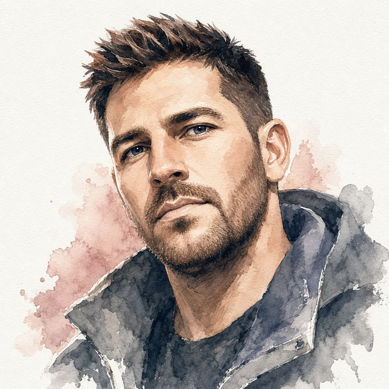 Watercolour Portrait Avatar Preview
