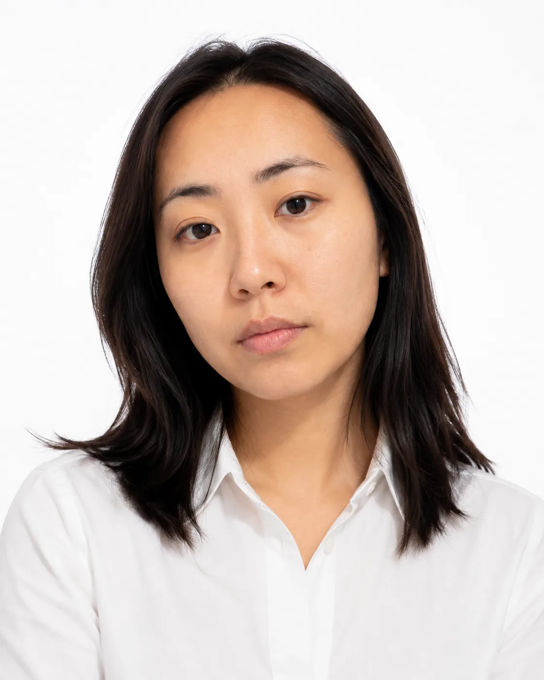 High Key White Background Headshot