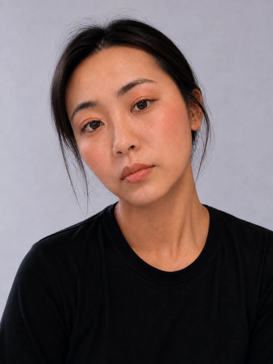 Blush Draping Makeup Look Preview