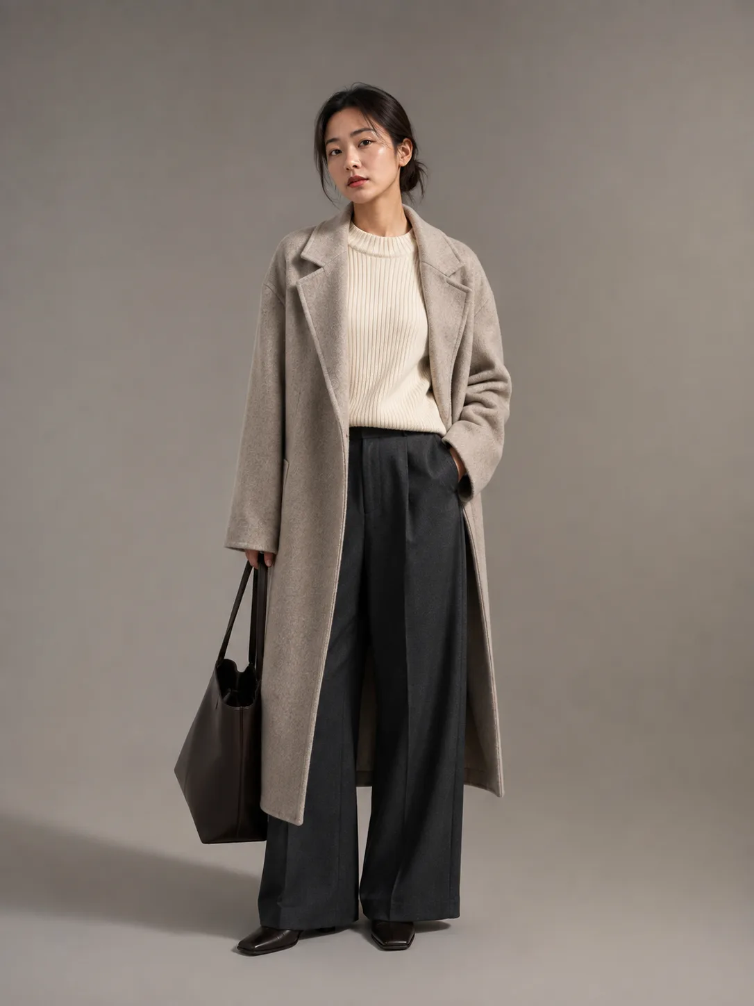 Winter Coat Outfit Preview on Your Photo