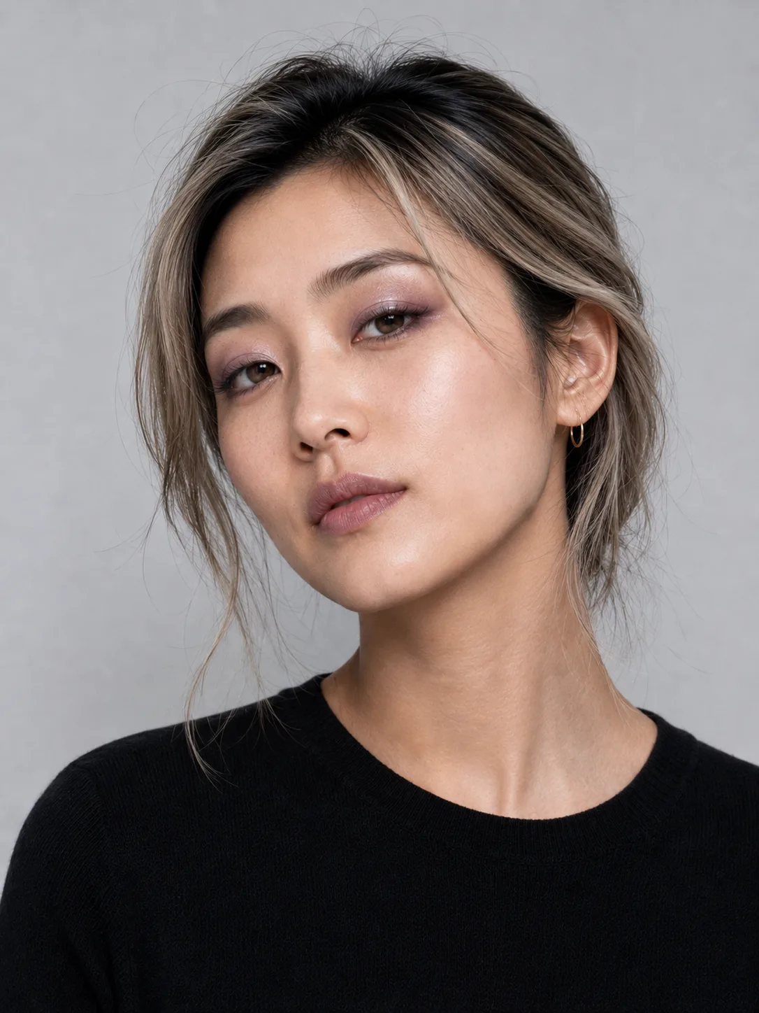 Ash Blonde Balayage Preview on Your Photo