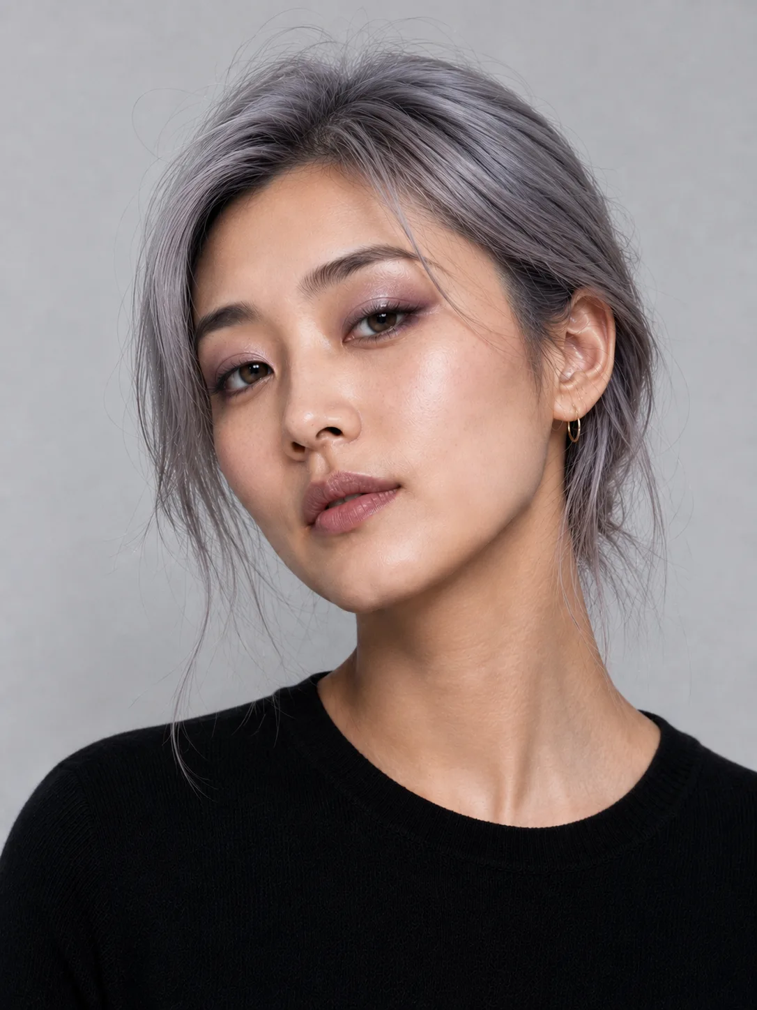 Silver Grey Hair Colour Preview